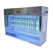 Ловушка для насекомых высоковольтная WELL WE-150-2SW влагозащищенная IP54 AISI 304 (90м2)