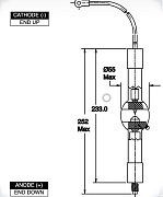 Лампа ртутная для фотолитографии USHIO SUV-2001 NIL (HBO 2001W/NIEL)